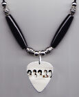1 One Direction Band Photo Guitar Pick Necklace #3 1D