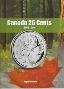 Album For Canada 25 Cents 2000-Date Coins Lighthouse Vista Book Safe Storage NEW