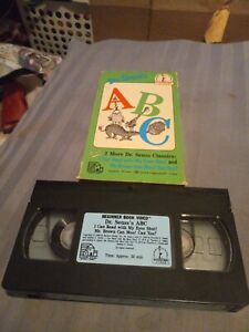 Dr Seuss's ABC Read Eyes Shut Mr Brown Can Moo Can You (VHS,1989)