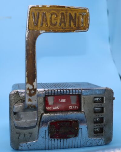 Rare 1960s Vintage Viking Meteramic 38 Fare Taxi cab Meter unrestored TV Prop!
