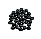 Natural Black Onyx Oval Cabochon Loose Gemstone Lot 16 Pcs 10*14 MM 100 CT