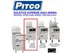 Pitco SOLSTICE SUPREME SSH55T gas fryer new priced to move commercial grade