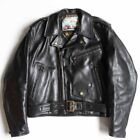 Aero leather 40 Size Horse Hide Leather Jacket Double Riders men Used frm Japan