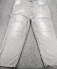 VTG Marithe Francois Girbaud Jeans Mens 44x32 Gray Brand X Loose Baggy 90s Y2K