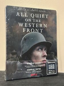 All Quiet on the Western Front - LE Embossed Steelbook (4K UHD, Blu-ray) NEW