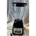 Used Oster 4 Speed Duralast Classic Blender Glass Pitcher Black 6 Cups