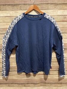 Dale of Norway Shirt Men's Blue Nordic 100% Merino Wool Baselayer Size: XXL