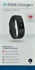 NEW Fitbit Charge 2 Heart Rate Fitness Wristband Gunmetal Series L (FB407GMBKL)