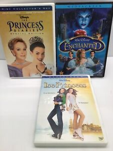 Disney Princess Lot of  3 Children/Family DVD Bundle(B54)
