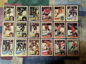 1984 Topps Hockey Card Lot 82 Card Lot