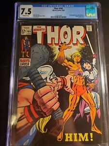 Thor 165 CGC 7.5, 1st full Appearance of Him (Adam Warlock) Marvel 1969