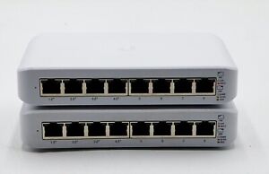 New ListingLOT OF (2) Ubiquiti Networks UniFi USW-Lite-8-PoE Gigabit Ethernet Switch