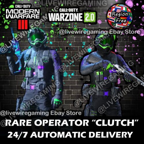 🔥Call of Duty Modern Warfare 3 Monster CLUTCH Operator Skin COD MW3 🔥