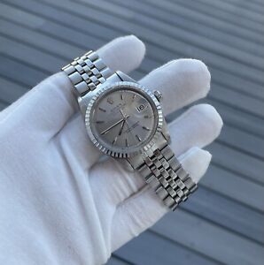 Vintage Rolex Datejust Ref 1603 Stainless Steel Silver Dial 36mm Watch