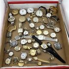 Vintage Men’s & Ladies Estate Junk Box Watch Lot Sold As Is Mechanical & Quartz
