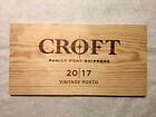 1 Rare Wine Wood Panel Croft Vintage Porto Port CRATE BOX SIDE 7/21 743