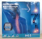 NEW Backplus BP-1402A Pro Shiatsu Back & Foot Massager w/ Vibration & Heat $137
