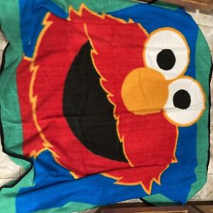 Vintage Sesame Street Elmo Throw Fleece Blanket 50 x 60 Owen