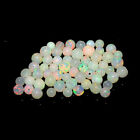 4-5mm Natural Ethiopian Multi Fire Smooth Opal Balls loose beads Gemstone 10 PS