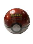 Pokemon TCG Pokeball Red & White Ball Tin - NEW - 3 Packs + 1 Coin D23