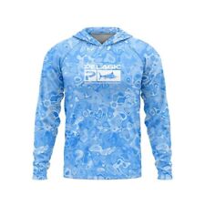 PELAGIC Gear For Men Fishing Hoodie Long Sleeve Jersey UPF 50+ UV Resistant