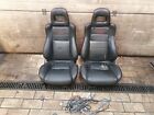 RARE red stitching LEATHER Front Seats Honda CRX JDM EDM EE8 EF8 ED9 SI US 88-91