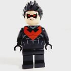 Lego Nightwing Minifigure Red Eyes & Chest Symbol DC Super Heroes 76011 sh085