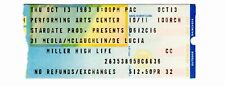 Ticket Stub John Mclaughlin Al Di Meola Paco De Lucia Milwaukee 1983 10/13/1983
