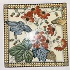 Beautiful Antique Floral Decorative Ceramic Tile.