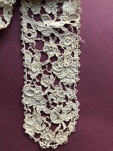 17th C. Gros Point needle lace study piece  COLLECTOR