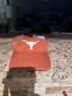 Texas Longhorns Visor One Size Men Orange Logo Adjustable New Era Football