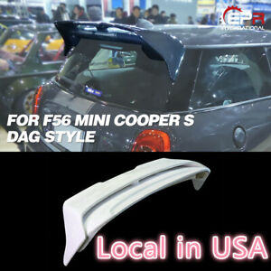 For Mini Cooper S F56 DAG Style FRP Unpainted Rear Roof Window Spoiler Wing Lip