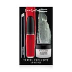 MAC Travel Exclusive Lip Kit Red 3 Piece Set NIB Perfect For Gift