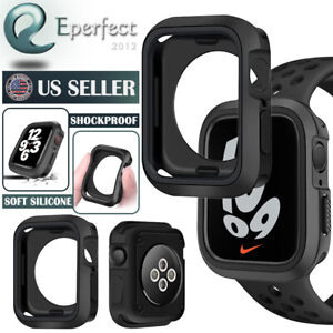 Fr Apple Watch Series 9 8 7 45/41mm Case Cover Shockproof Silicone Rugged Bumper