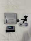 New ListingSNES Jr Super Nintendo Entertainment System Console With Game & Controller
