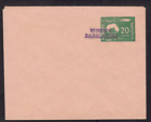 Bangladesh 1 envelope 1972 double overprint