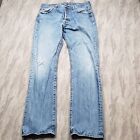 Levis 517 Jeans Mens 33x32 Blue Bootcut Slim Fit Medium Wash Denim