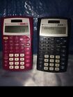 Lot Of 2--Texas Instruments TI-30XIIS Scientific Calculators 1) Pink 1) Black