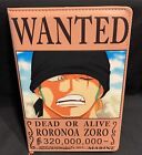 One Piece Anime Wanted Dead Or Alive Roronoa Zoro Marine Planner / Journal New