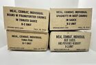 Rare Vintage US Army Military Lot Of 4 1980’s Individual Combat Meal B Unit MRE