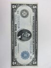 1914 $5 Philadelphia PA FR N Blue Seal Large Note FR 854 Q1JP