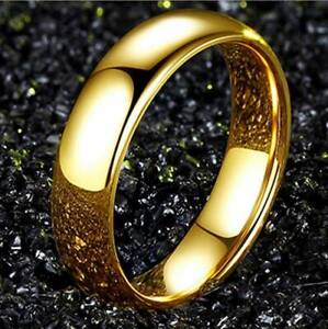 6mm Stainless Steel Band Men Women Ring Size 7-13