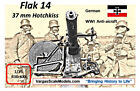 1/35 WW1 German Flak-14 AA gun on cruciform mount (Hotchkiss 37mm auto cannon)