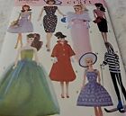 2 Vintage Vogue Craft Barbie Doll 1950s Style Clothes Sewing Patterns 9834/9686