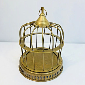 Vintage Brass Decorative Bird Cage 8 3/8