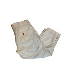 Tommy Hilfiger Womens White Cargo Cropped Capris Pants Size 10