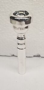 VINCENT BACH 7C TRUMPET MOUTHPIECE SILVER PLATED FINISH.