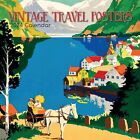 2024 Square Wall Calendar, Vintage Travel Posters 16-Month Arts & Antiques Theme