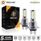 RIDROID Super H7 Bright LED 80000LM Bulbs Headlight High/Low Beam/Fog 6500K kit (For: 2017 Ford Fusion)