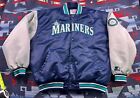 Vintage 90s Seattle Mariners Starter Diamond Collection Satin Jacket MLB Men 2XL